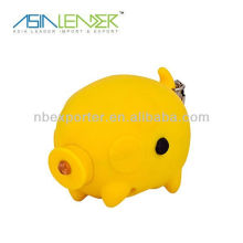 MINI Pig Shape Hand Crank Rechargeable Flashlight